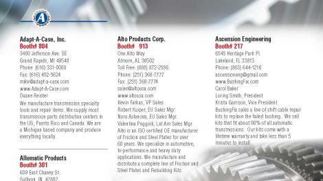 Exhibitor Directory 2018 page