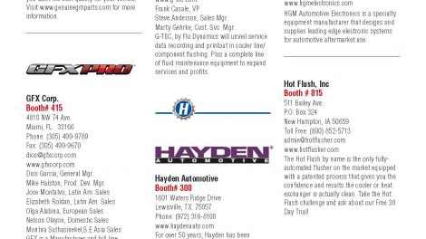 Exhibitor Directory 2018 page