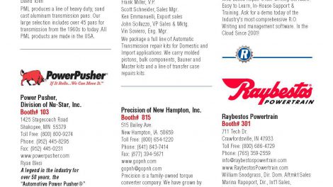 Exhibitor Directory 2018 page