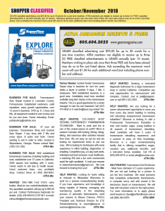 shoppers and classified page