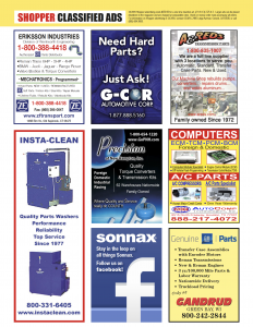shoppers and classified page