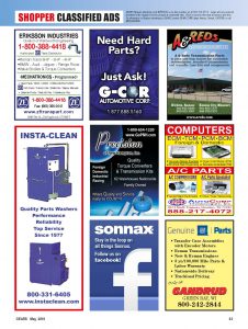 shoppers and classified page