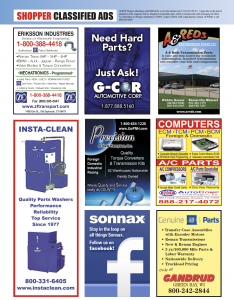 shoppers and classified page