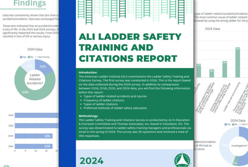 American Ladder Institute Releases 2024 Ladder Safety Training and Citations Survey PR Images 1.15.25
